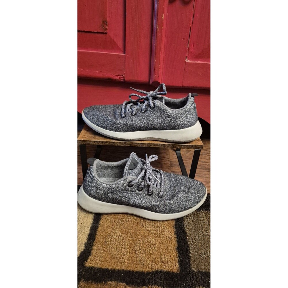 Allbirds Mens Sze 10 Wool Runners Tennis Sneakers Charcoal Dark Gray Shoes EUC